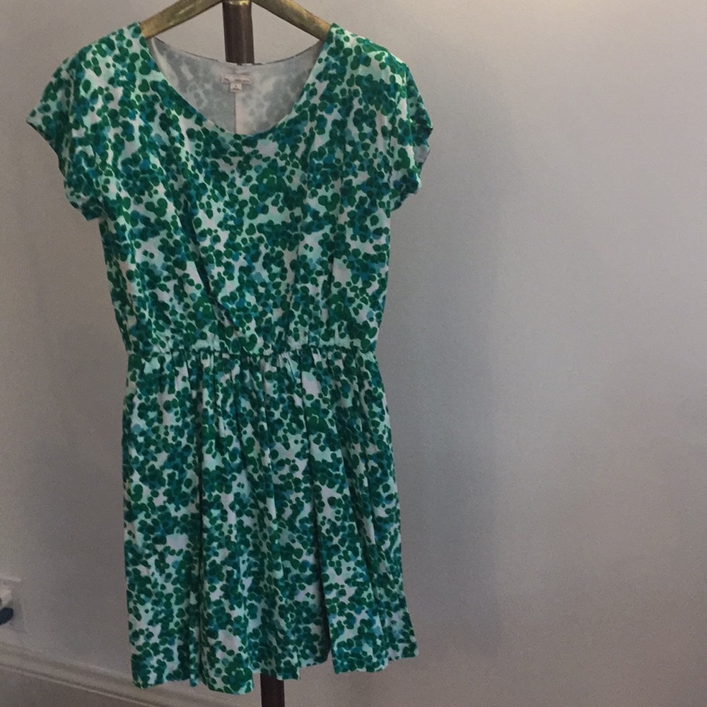 Gap green multi dress